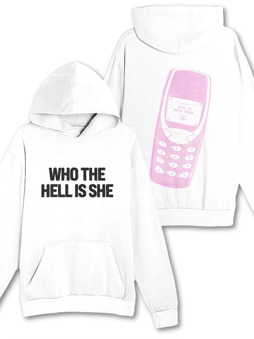 Nessa Barrett WHO THE HELL IS SHE HOODIE - Picture 3 of 9